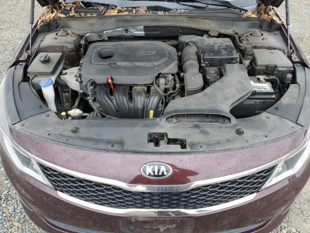 5XXGT4L36GG059288 - 2016 KIA OPTIMA LX BURGUNDY photo 11