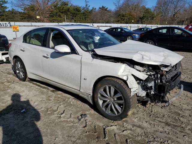 JN1BV7AR0EM685748 - 2014 INFINITI Q50 BASE WHITE photo 4