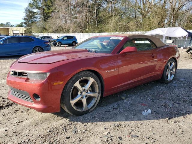 2G1FC3D31E9164886 - 2014 CHEVROLET CAMARO LT RED photo 1