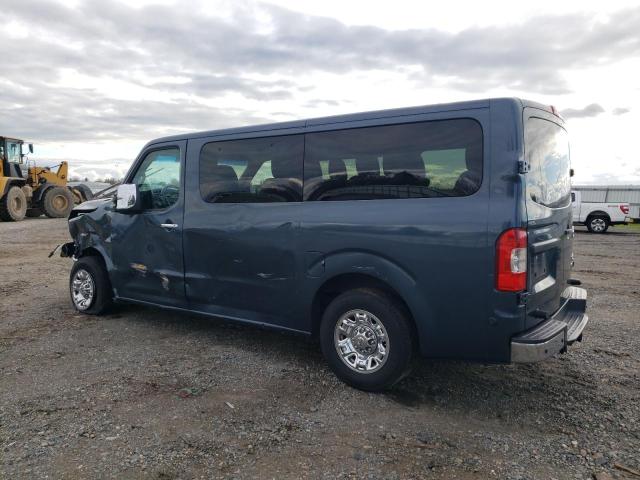 5BZAF0AA0EN161484 - 2014 NISSAN NV 3500 S BLUE photo 2