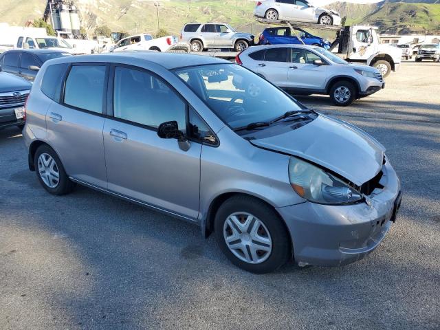 JHMGD38457S025145 - 2007 HONDA FIT GRAY photo 4