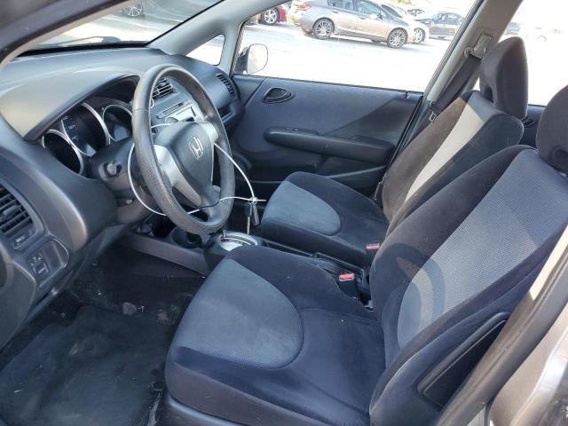 JHMGD38457S025145 - 2007 HONDA FIT GRAY photo 7