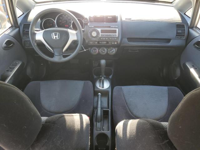 JHMGD38457S025145 - 2007 HONDA FIT GRAY photo 8