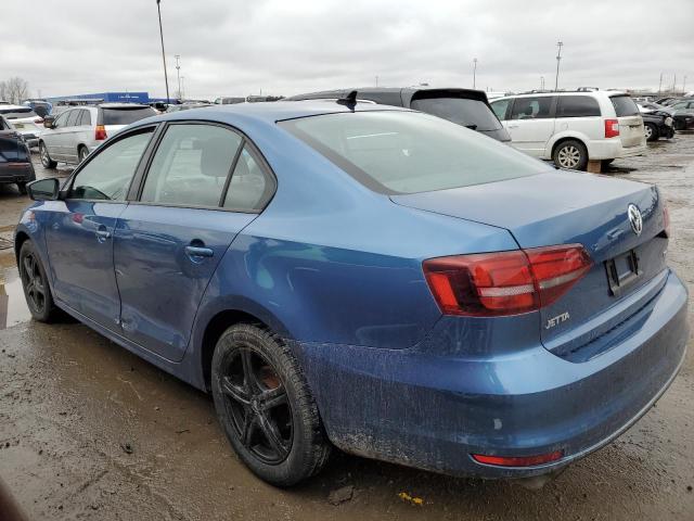 3VW267AJ4GM357189 - 2016 VOLKSWAGEN JETTA S BLUE photo 2