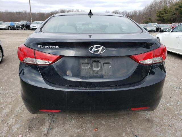 5NPDH4AE3DH425703 - 2013 HYUNDAI ELANTRA GLS BLACK photo 6