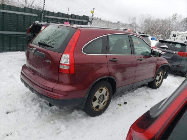 5J6RE4H37BL074753 - 2011 HONDA CR-V LX RED photo 3