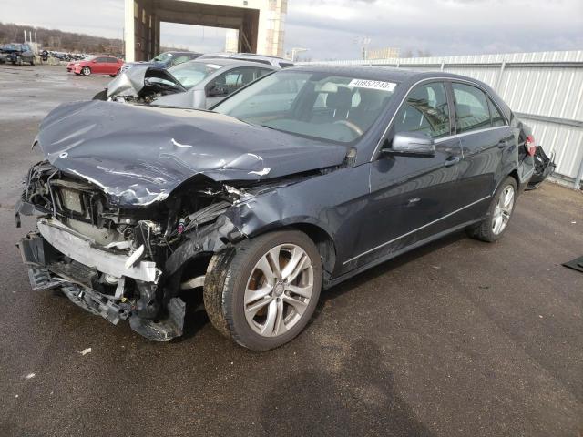 WDDHF8HB0BA372933 - 2011 MERCEDES-BENZ E 350 4MATIC BLUE photo 1