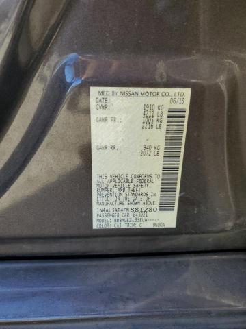 1N4AL3AP4FN881280 - 2015 NISSAN ALTIMA 2.5 GRAY photo 12