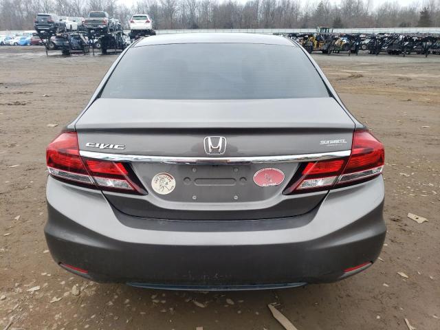 19XFB2F89DE250671 - 2013 HONDA CIVIC EX GRAY photo 6