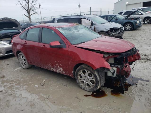 1FAHP36N59W203159 - 2009 FORD FOCUS SES RED photo 4