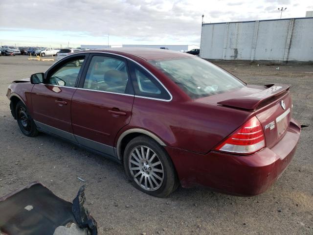 1MEFM43146G605440 - 2006 MERCURY MONTEGO PR ბურგუნდია ფოტო 2