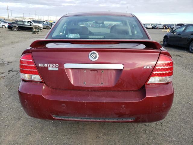 1MEFM43146G605440 - 2006 MERCURY MONTEGO PR ბურგუნდია ფოტო 6