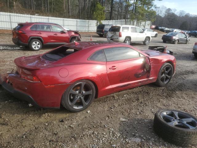 2G1FD1E33F9203284 - 2015 CHEVROLET CAMARO LT BURGUNDY photo 3