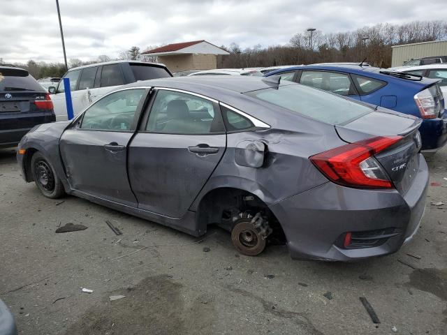 19XFC1F37LE215296 - 2020 HONDA CIVIC EX GRAY photo 2