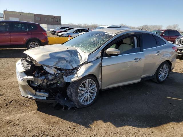 1FADP3J2XHL237285 - 2017 FORD FOCUS TITANIUM BEIGE photo 1