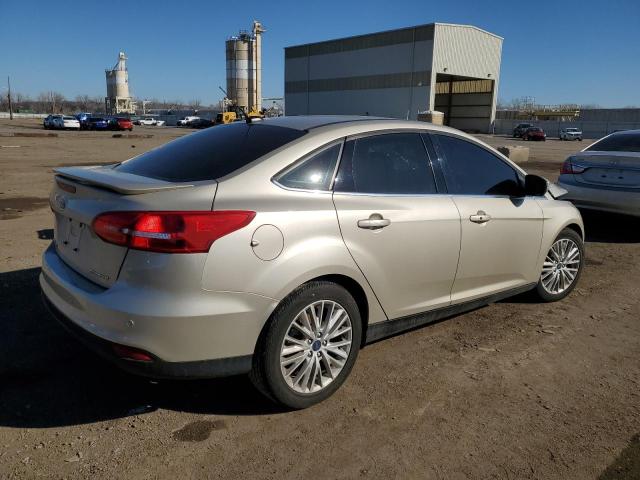 1FADP3J2XHL237285 - 2017 FORD FOCUS TITANIUM BEIGE photo 3