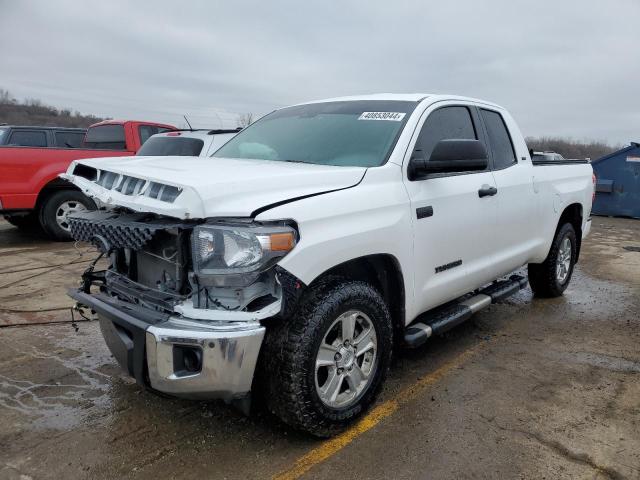5TFUY5F15MX042877 - 2021 TOYOTA TUNDRA DOUBLE CAB SR/SR5 WHITE photo 1