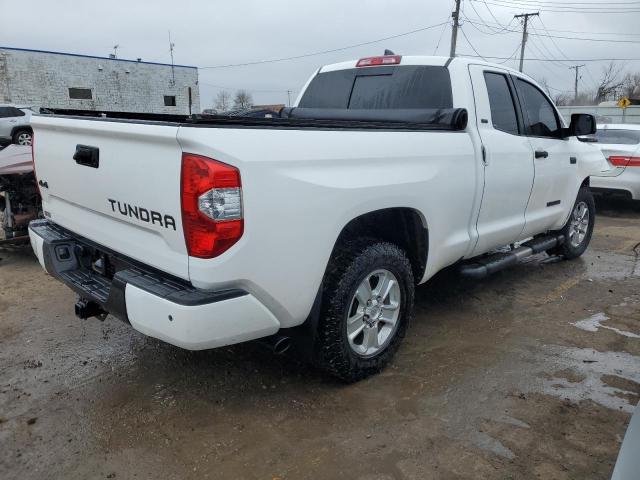 5TFUY5F15MX042877 - 2021 TOYOTA TUNDRA DOUBLE CAB SR/SR5 WHITE photo 3