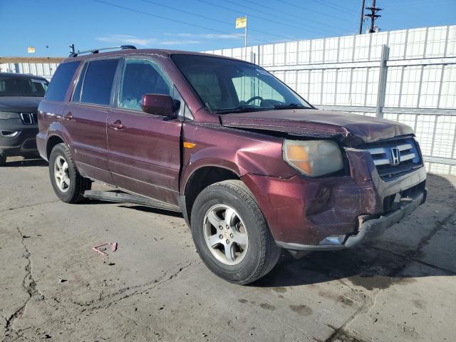 5FNYF28567B036820 - 2007 HONDA PILOT EXL MAROON photo 4