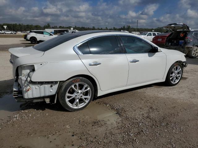 1N4AA5APXEC915556 - 2014 NISSAN MAXIMA S WHITE photo 3