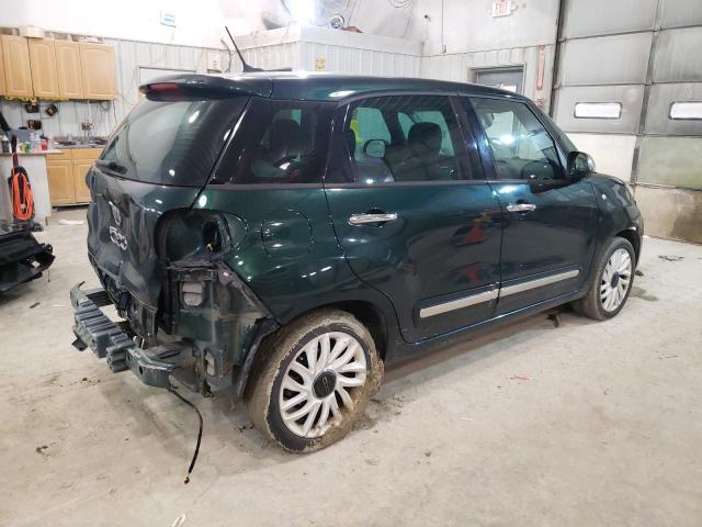 ZFBCFACH5EZ003582 - 2014 FIAT 500L LOUNGE GREEN photo 3