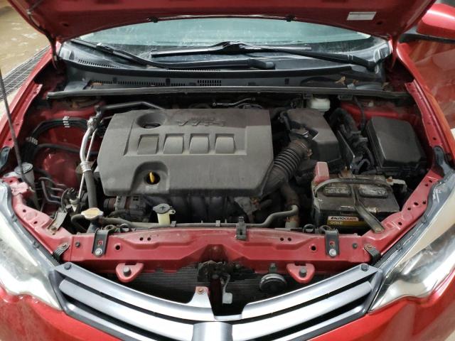 5YFBURHE7GP518012 - 2016 TOYOTA COROLLA L RED photo 11