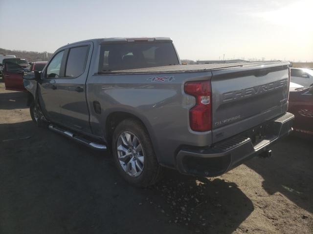 1GCPDBEK3PZ135617 - 2023 CHEVROLET SILVERADO K1500 CUSTOM GRAY photo 2