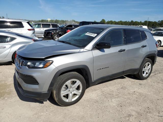 3C4NJDAN2PT510349 - 2023 JEEP COMPASS SPORT SILVER photo 1