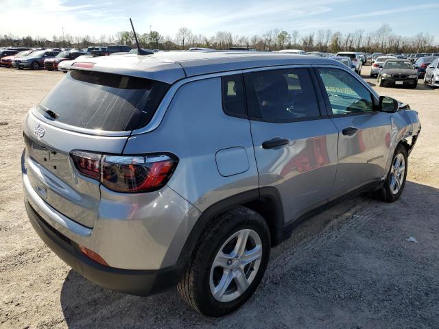 3C4NJDAN2PT510349 - 2023 JEEP COMPASS SPORT SILVER photo 3