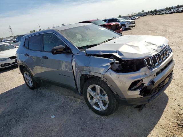 3C4NJDAN2PT510349 - 2023 JEEP COMPASS SPORT SILVER photo 4