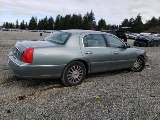 1LNHM82W03Y672567 - 2003 LINCOLN TOWN CAR SIGNATURE TEAL photo 3