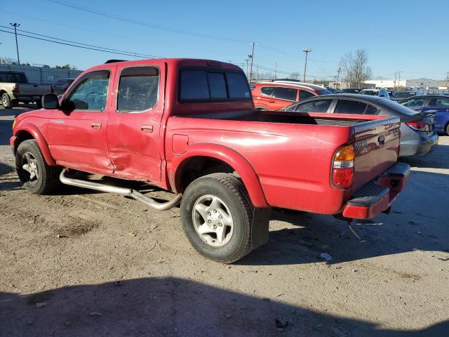 5TEGN92N14Z399374 - 2004 TOYOTA TACOMA DOUBLE CAB PRERUNNER RED photo 2