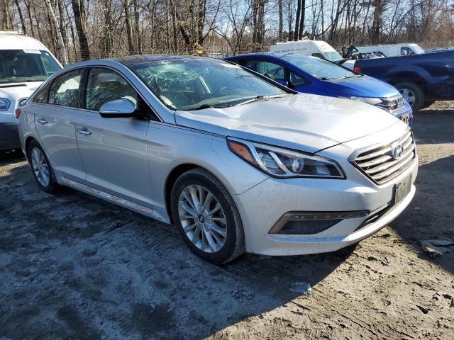 5NPE34AF7FH036786 - 2015 HYUNDAI SONATA SPORT SILVER photo 4