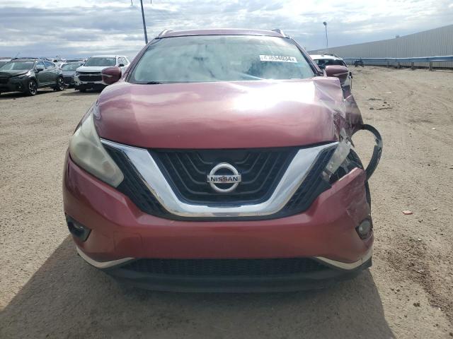 5N1AZ2MG2FN276216 - 2015 NISSAN MURANO S MAROON photo 5