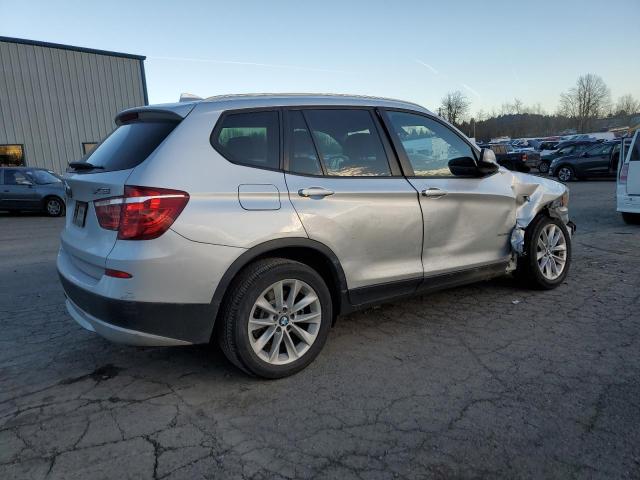 5UXWX9C57E0D34309 - 2014 BMW X3 XDRIVE28I SILVER photo 3