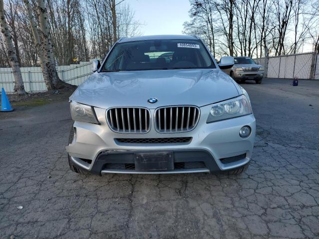 5UXWX9C57E0D34309 - 2014 BMW X3 XDRIVE28I SILVER photo 5