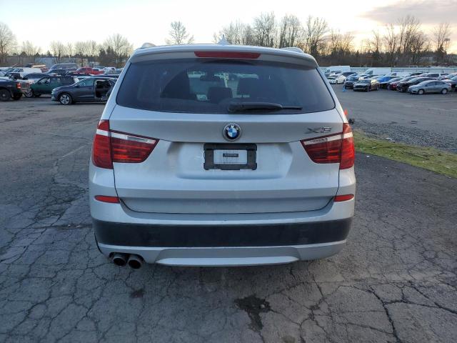 5UXWX9C57E0D34309 - 2014 BMW X3 XDRIVE28I SILVER photo 6