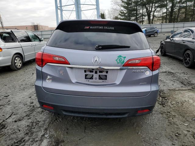 5J8TB4H31DL016999 - 2013 ACURA RDX BLUE photo 6