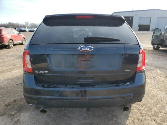 2FMDK3JC0EBB63481 - 2014 FORD EDGE SEL BLACK photo 6