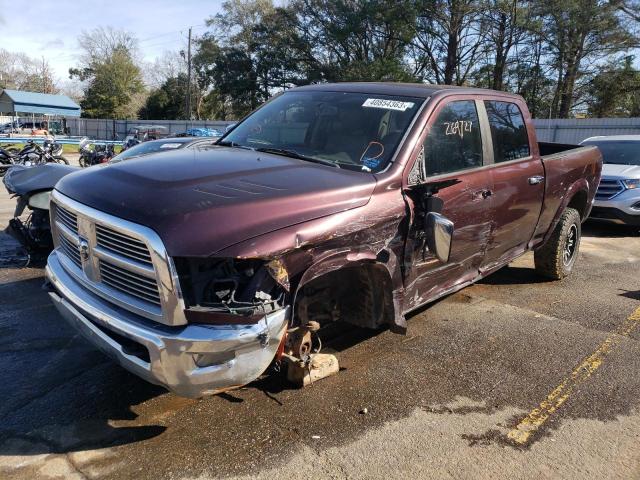 3C6TD5FT5CG151214 - 2012 DODGE RAM 2500 LARAMIE BURGUNDY photo 1