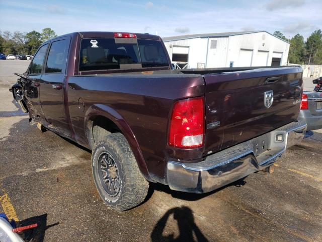 3C6TD5FT5CG151214 - 2012 DODGE RAM 2500 LARAMIE BURGUNDY photo 2