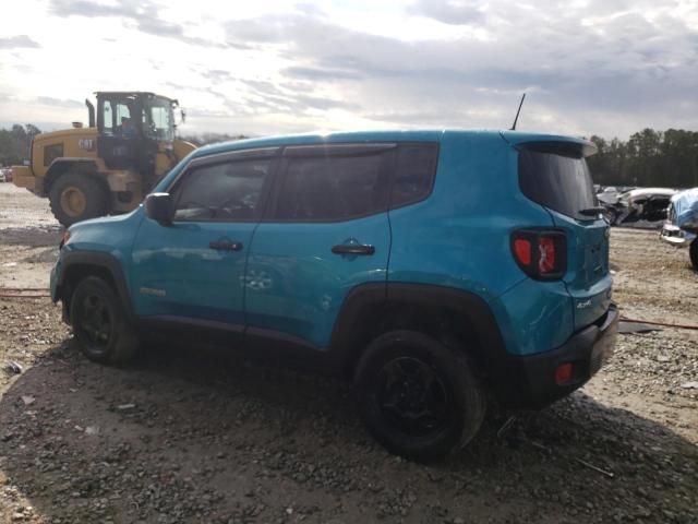 ZACNJDAB5MPM35491 - 2021 JEEP RENEGADE SPORT TURQUOISE photo 2