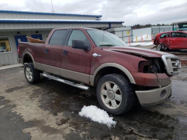 1FTPW14536KD00119 - 2006 FORD F150 SUPERCREW BURGUNDY photo 4