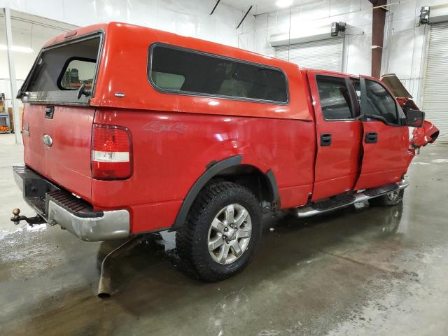 1FTPW14V58FB29031 - 2008 FORD F150 SUPERCREW RED photo 3