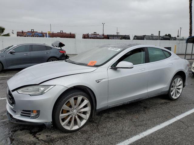 5YJSA1CG7DFP05034 - 2013 TESLA MODEL S Արծաթագույն լուսանկար 1