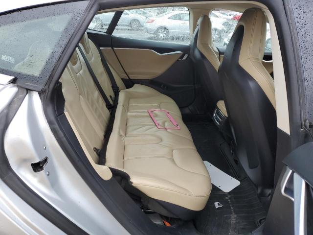 5YJSA1CG7DFP05034 - 2013 TESLA MODEL S Արծաթագույն լուսանկար 10