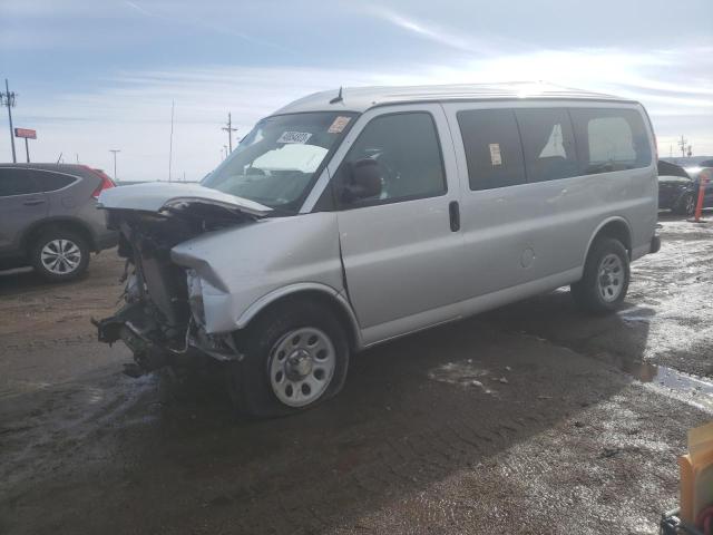 1GNSHCF48E1191480 - 2014 CHEVROLET EXPRESS G1 LT SILVER photo 1