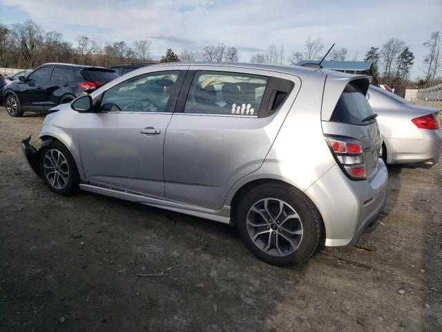 1G1JD6SB3L4122206 - 2013 CHEVROLET SONIC LT SILVER photo 2