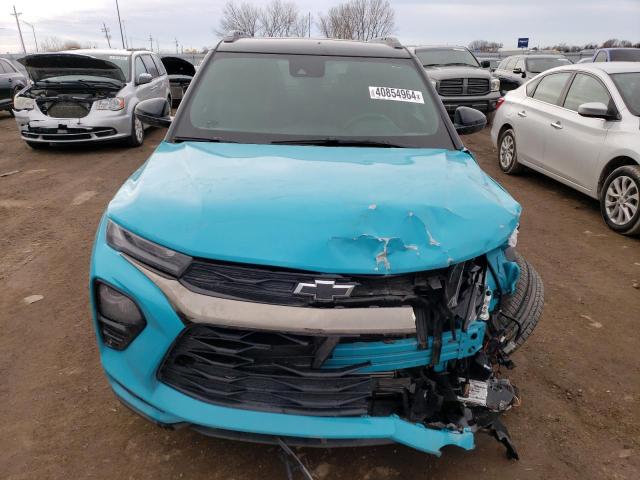 KL79MUSL5NB078440 - 2022 CHEVROLET TRAILBLAZE RS TURQUOISE photo 5