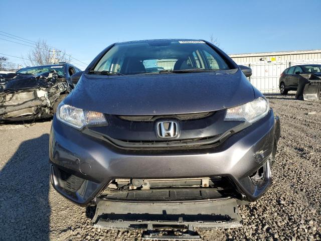 3HGGK5H56FM777294 - 2015 HONDA FIT LX GRAY photo 5